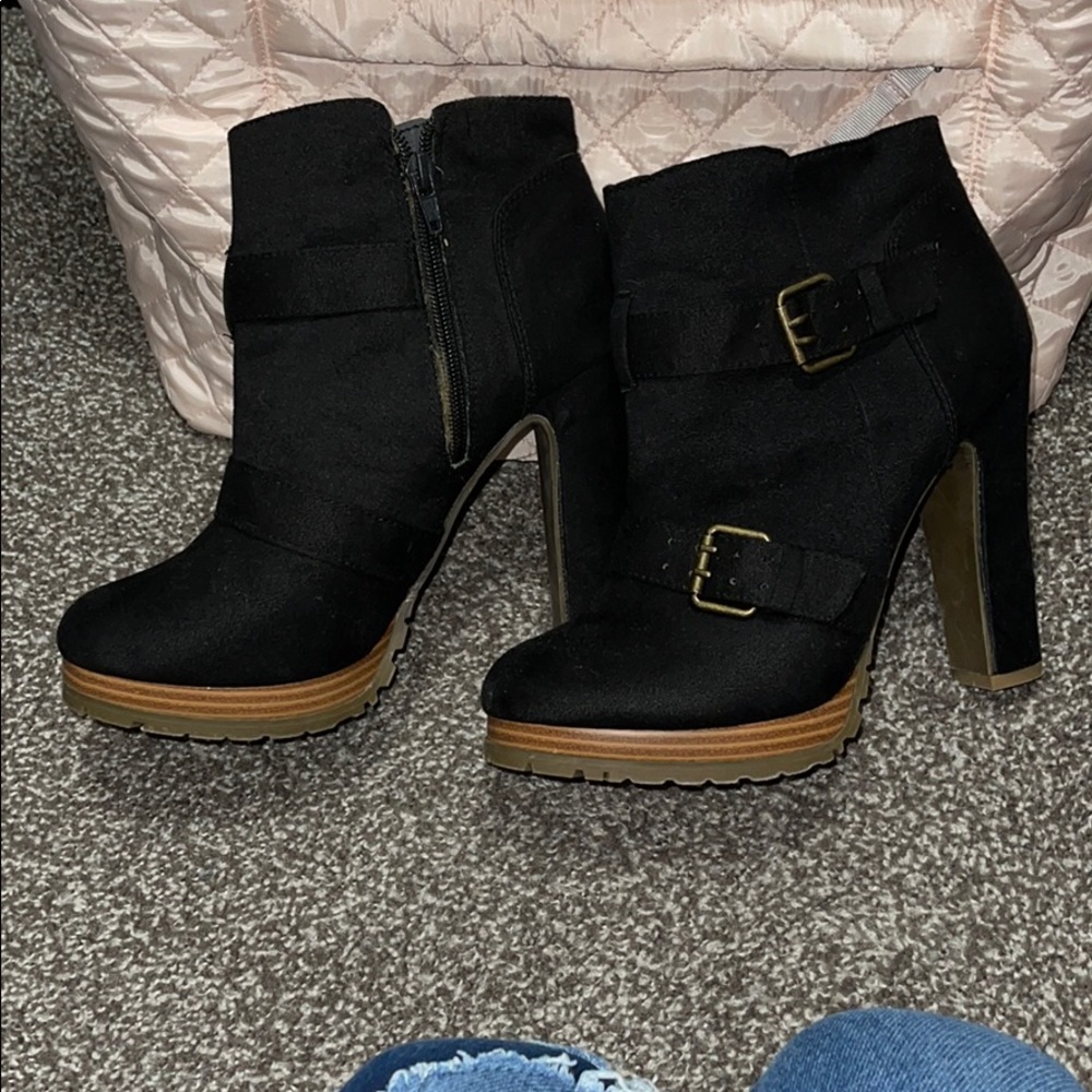 Massimo buckle booties